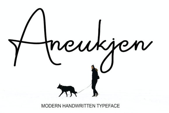 Aneukjen: A Handwritten Font for Editorial Design and Branding
