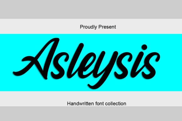 Asleysis: A Designer’s Take on This Script Amp Release