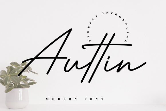 Auttin: A Script Typeface That Brings Warmth to Editorial Design