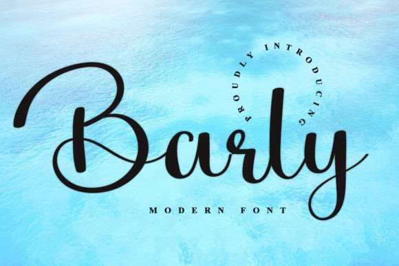 Barly: A Script Font That Brings Warmth to Editorial Design