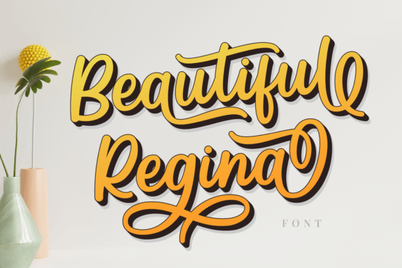Beautiful Regina: A Handwritten Script Font for Web Design