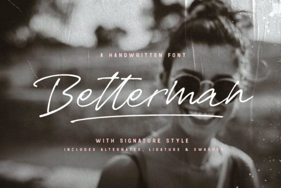 Betterman Font: A Script Typeface for Small Business Branding