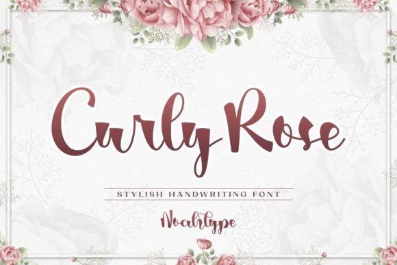 Curly Rose: A Handwritten Font for Editorial Elegance and Curly Charm