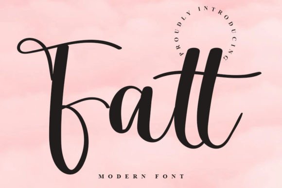 Fatt: A Script Amp Font That Demands Attention