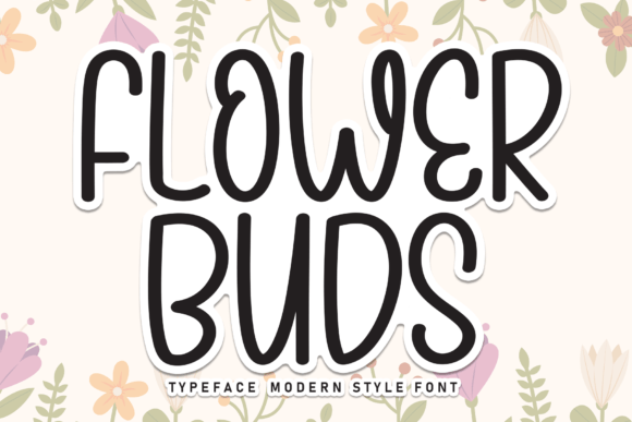 Flower Buds Font Review: A Playful Handwritten Display Typeface for Branding