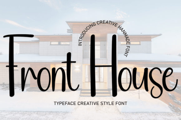 Front House Font: A Friendly Handwritten Typeface for Your Brand