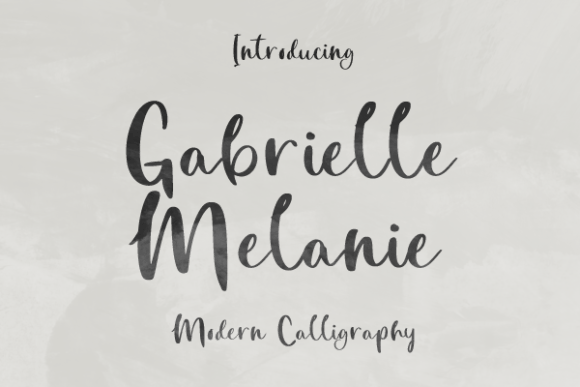 Gabrielle Melanie: A Script Font That Brings Charm and Elegance to Small Business Branding