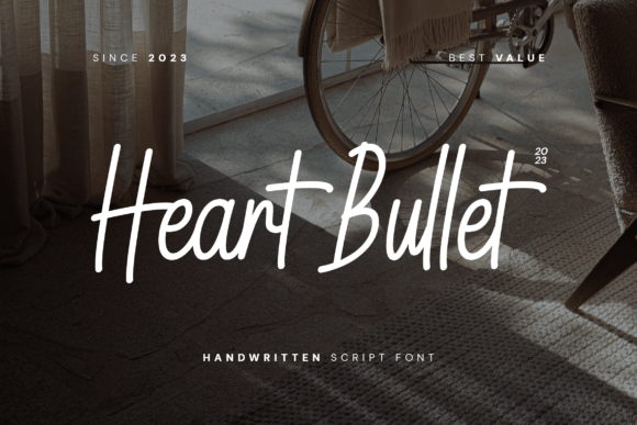 Heart Bullet: A Handwritten Script Font That Brings Warmth to Editorial Design