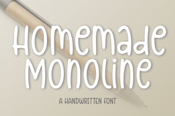 Homemade Monoline: A Handwritten Font for Campaigns