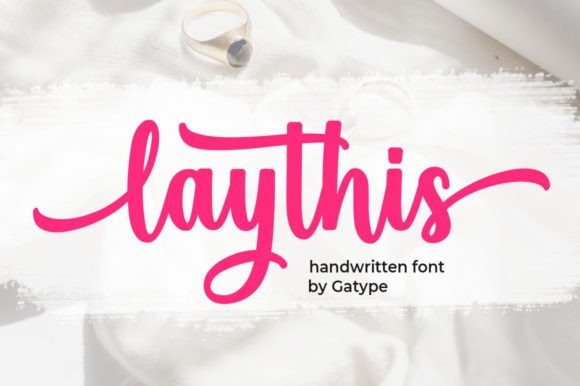Laythis: A Modern Script Font for Engaging Digital Content