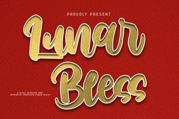 Lunarbless Font Review: A Script Typeface for Campaign Design