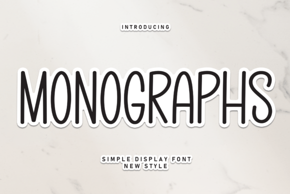 Monographs: A Handwritten Font That Brings Warmth to Editorial Design
