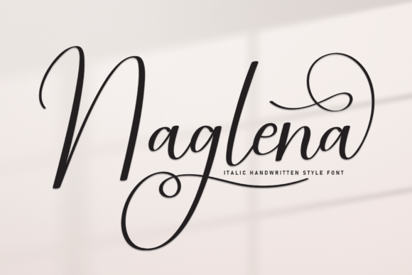 Naglena: A Handwritten Font for Editorial Design and Publishing