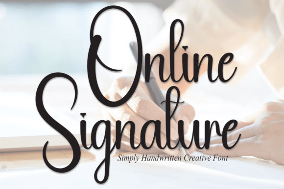 Online Signature: A Friendly Typeface for Editorial Design