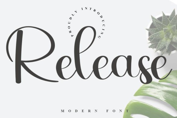 Release Font: A Fresh Typeface for Small Business Branding That Works