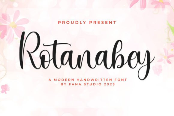 Rotanabey Script Font for Campaign Visuals That Work