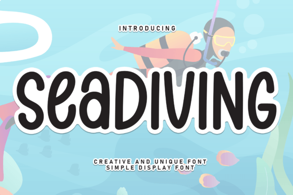 Seadiving: A Playful Handwritten Font for Web Designers