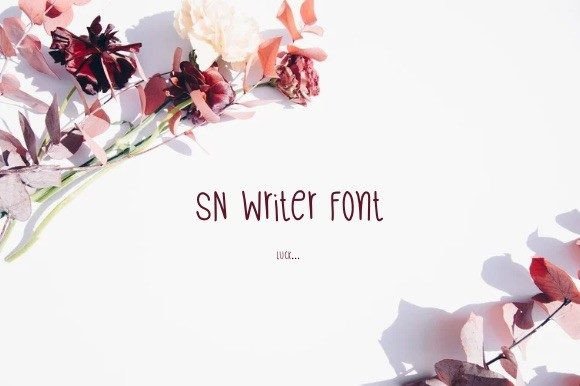 Sn Writer: A Charming Handwritten Font for Crafters and Makers