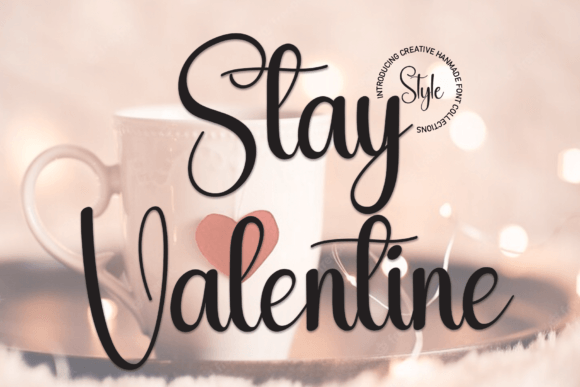 Stay Valentine: A Handwritten Font for Web Design