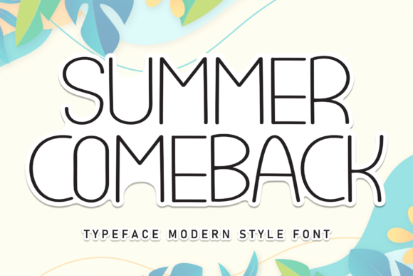 Summer Comeback: A Handwritten Font for Editorial Warmth