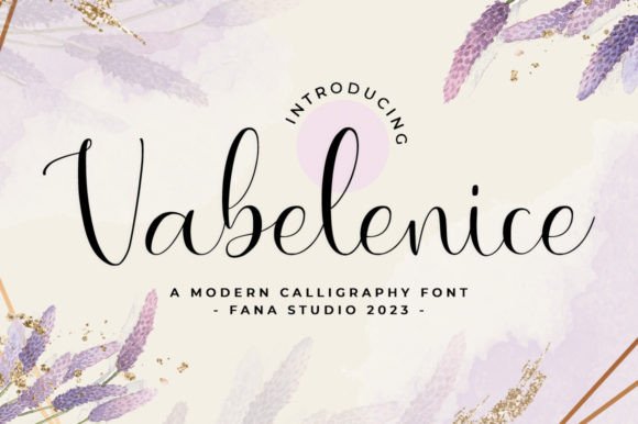 Vabelenice: A Calligraphy Typeface That Brings Handmade Products to Life